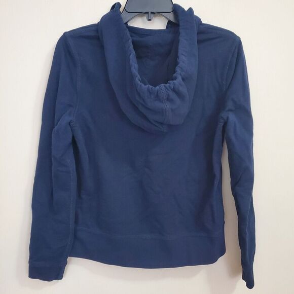 Ralph Lauren Jeans Hoodie Petite Small P/S Nautical Pullover Sweatshirt Pocket - Picture 6 of 7